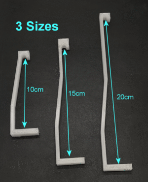 Shelf Extenders for IKEA Detolf Glass Cabinet